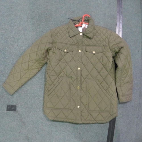 3117 - Three women's dusty olive quilted weatherproof jackets (size 1 small/2 medium) * this lot is subject... 