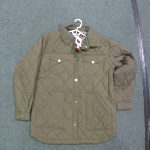 3118 - Four women's dusty olive quilted weatherproof jackets (size medium) * this lot is subject to VAT