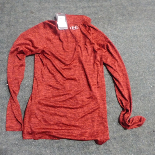 3204 - Small bag of ten women's Under Armour ½ zip Tech tops (mixed sized) * this lot is subject to VAT