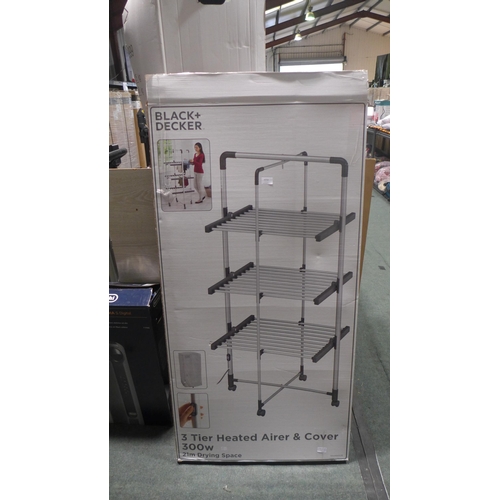 3210 - B&D Heated Tower Airer, original RRP  £99.99 + vat (314-105) *This lot is subject to vat