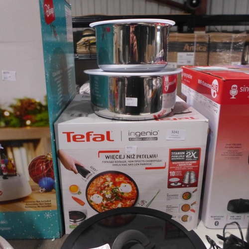 3241 - Tefal Ingenio Emotion Stainless Steel Induction Cookware, Original RRP £99.99 + VAT (315-435) *This ... 