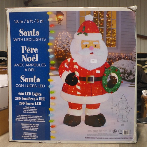 3243 - 6Ft Led Santa , Original RRP £224.99 + VAT (315-421) *This lot is subject to VAT