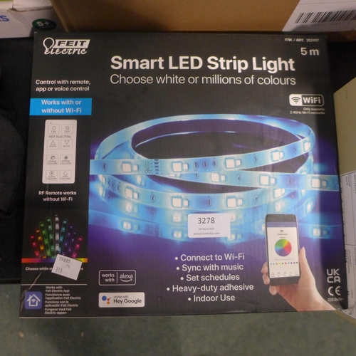 3278 - Feit Smart Led Strip Light  (315-220) *This lot is subject to VAT