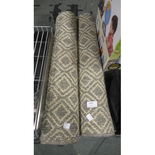 3280 - Two Centenno Floor Runners 2'X8' (315-241,242) *This lot is subject to VAT