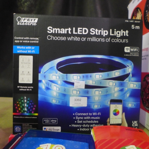 3392 - Feit Smart Led Strip Light And Disney Book Advent Calendar ( Damaged)  (315-115) *This lot is subjec... 