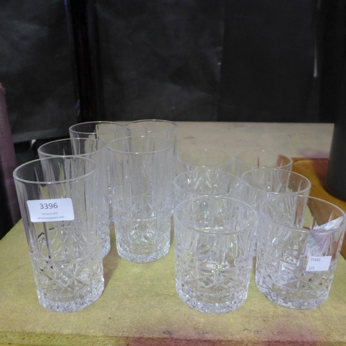 3396 - Glass Drink Set  (315-123) *This lot is subject to VAT