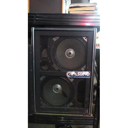 2138 - A Carlsbro 2X12 2 Horn PA 150w speaker