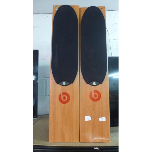 2141 - A Pair of Mordaunt Short MS206 tower speakers