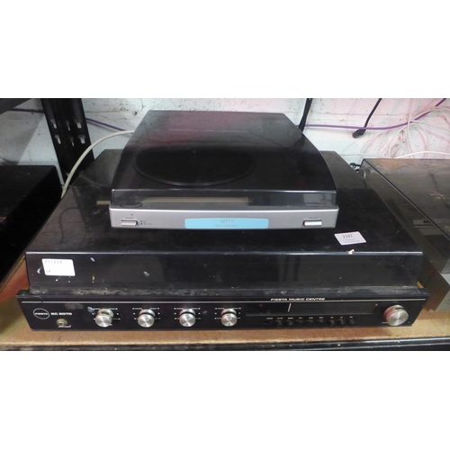 2147 - A Fiesta SC-2070 stereo music centre with turntable record player, automatic stereo cassette deck an... 