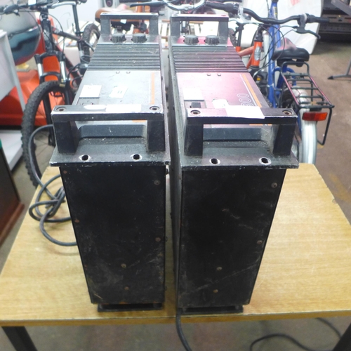 2174 - Two PPX 900 stereo amplifiers