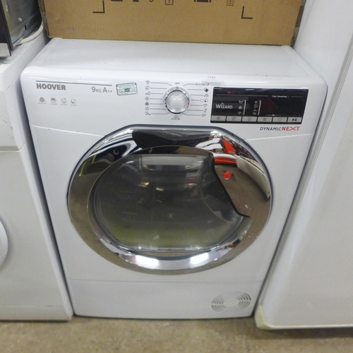 2182 - A Hoover Dynamic Next 9kg condenser dryer