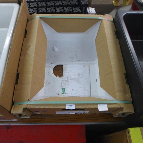 2213 - A Blanco Taidan 500-U white sink, boxed