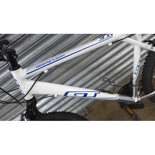 2222 - A GT Agressor 310 aluminium framed gents mountain bike (Police reposession)