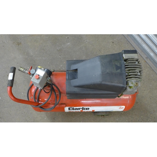 2337 - A Clarke Rebel Air 60 110v air compressor