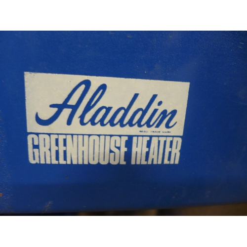 2344 - Four Alladin paraffin greenhouse heaters