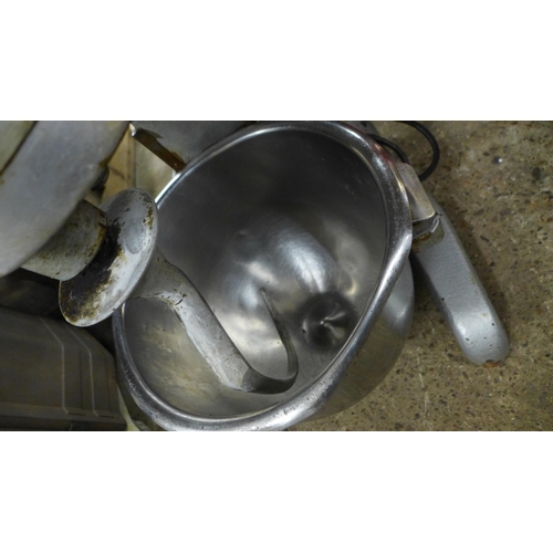 2377 - A Hobart (A3125) industrial mixer, 240v complete with bowl and dough hook - failed electric safety t... 