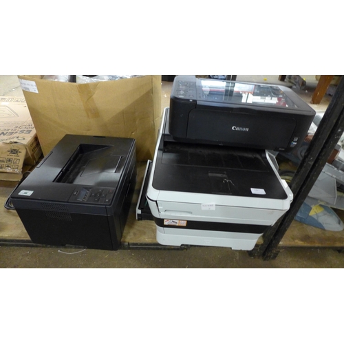 2417 - A set of 3 printers, Brother Professional Series MFC-J6920DW, a Dell C1760NW colour printer and a Ca... 