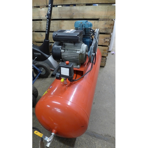 2301 - A Clarke Air Boxer 3hp 14cfm air compressor on 150 litre receiver