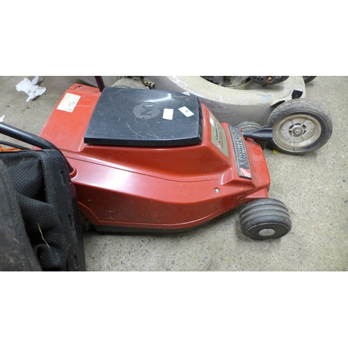 2312 - A Mountfield Princess 14 electric lawn mower with collector