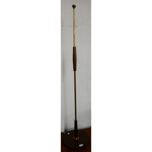 26 - A teak standard lamp