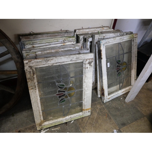 294 - Assorted early 20th Century stained glass windows