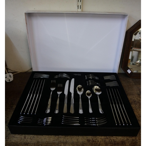 360 - An Arthur Price Jesmond pattern six setting cutlery set with, boxed