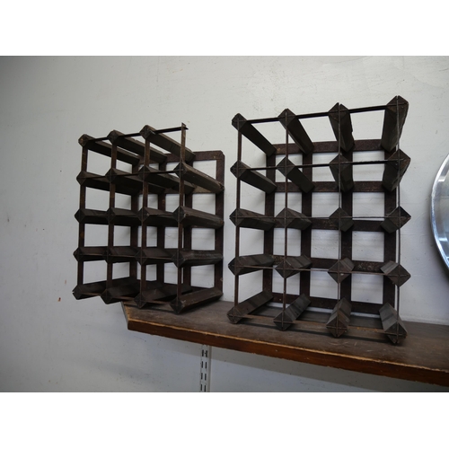 371 - Two wine racks