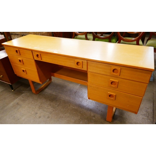 51 - A teak desk
