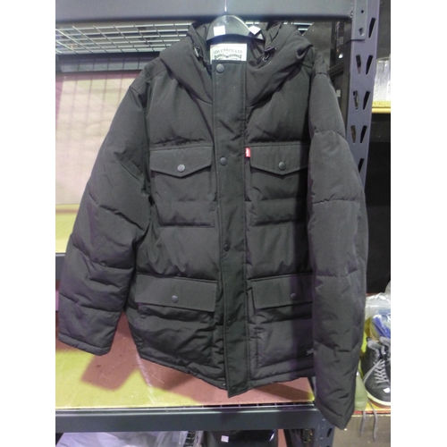 3397 - Black Levi Strauss & Co. jacket (size large) and Berghaus black puffer jacket (size X Large) * this ... 