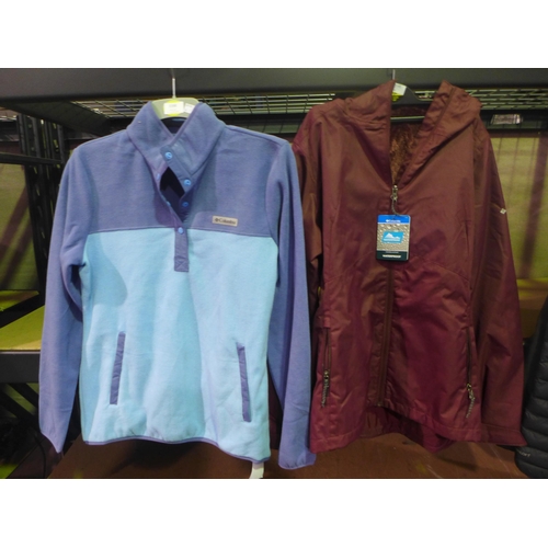 3398 - Two mixed size/style Columbia women's jackets (both size medium) * this lot is subject to VAT