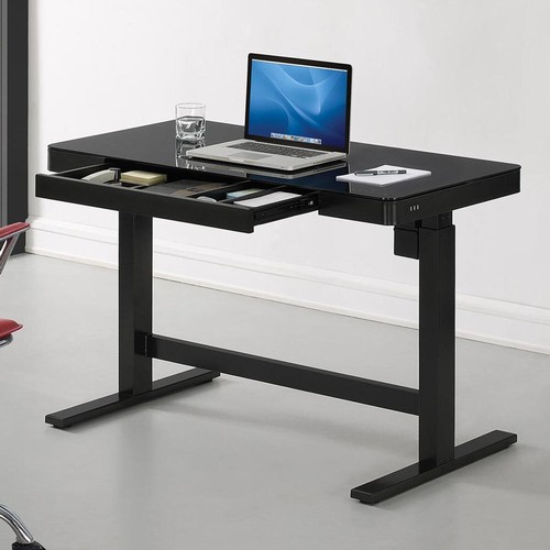 1388 - Adjustable Tech Desk Black Power - Black, Original RRP £249.99 +VAT (4197-28) *This lot is subject t... 