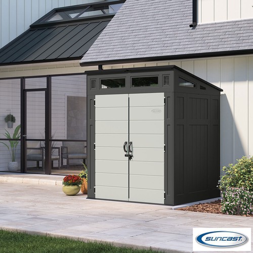 1560 - Suncast 6X5Ft Modern Shed, Original RRP £749.99 +VAT (4197-43) - not checked or tested *This lot is ... 