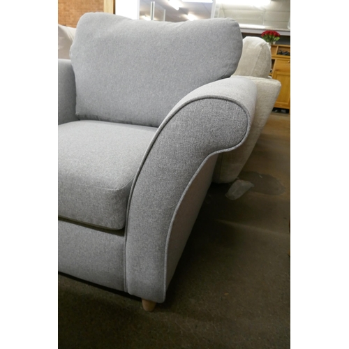 1462 - Grey upholstered armchair