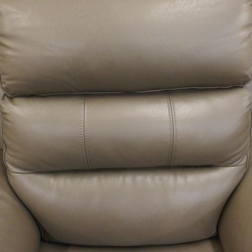 1477 - Ava Leather Recliner Storm Grey , Original RRP £549.99 +VAT (4197-2) *This lot is subject to VAT