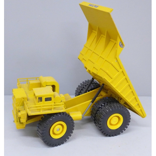 646 - A Conrad Haulpak die-cast model tipper truck