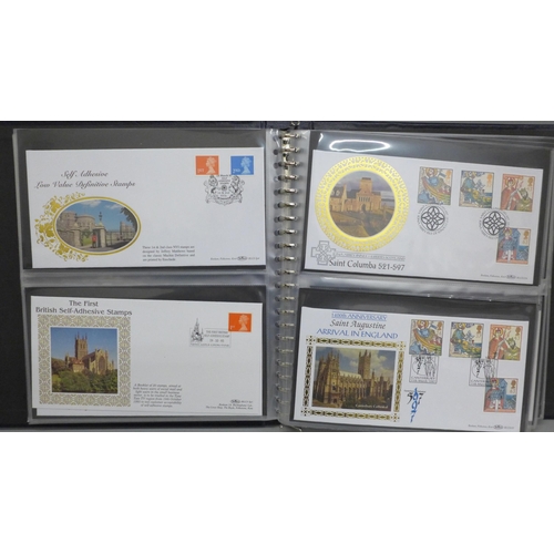 709 - Stamps; an album of Benham silk GB first day covers from the period 1994 to 1997 (79 no.)