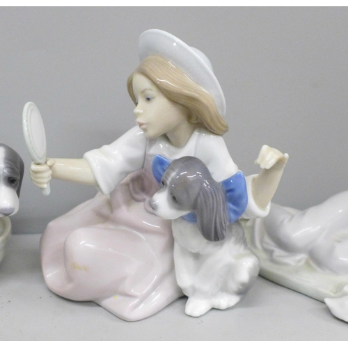 716 - Seven Lladro figures