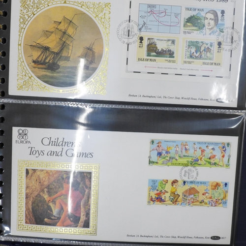 729 - Four albums of vintage First Day Covers stamps including racing cars, boats, trains, Royalty, etc.