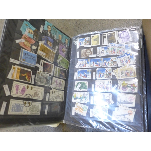 744 - Stamps; a large box of GB stamps, covers, etc.