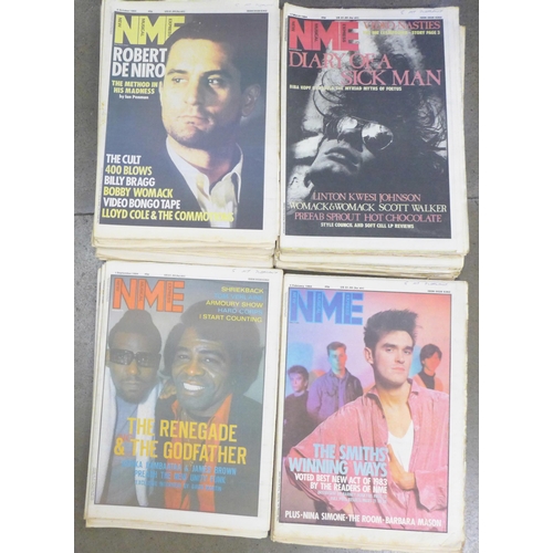 782 - A collection of NME magazines, 1984 complete year except Jan/June/July, plus Jan 1985