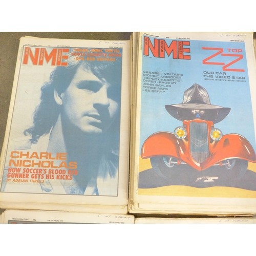 782 - A collection of NME magazines, 1984 complete year except Jan/June/July, plus Jan 1985