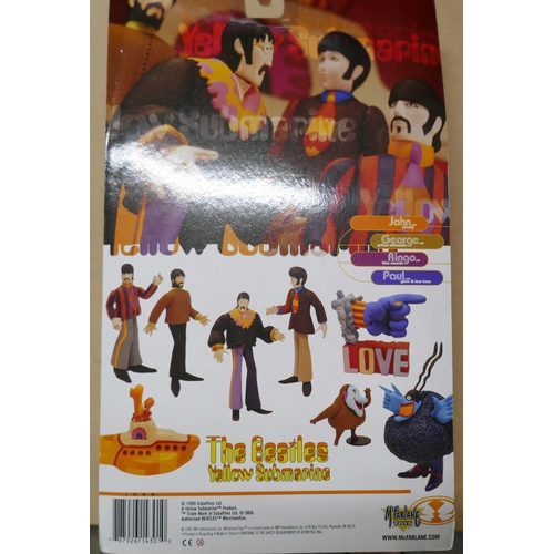 788 - The Beatles Yellow Submarine McFarlane Toys figures, in original boxes, in original postage box date... 