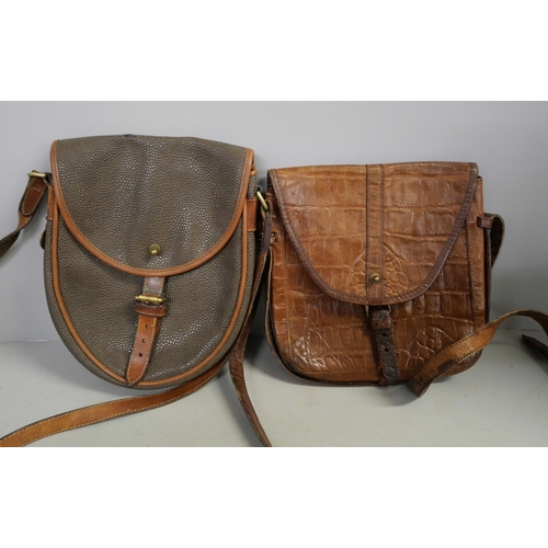 789 - Two Mulberry handbags, one with small losses of leather to top opener