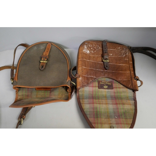 789 - Two Mulberry handbags, one with small losses of leather to top opener