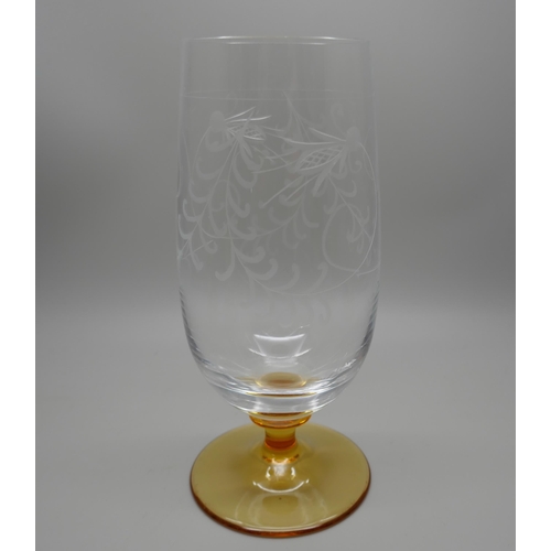 830 - Theresienthal Pieroth Romer exclusive glasses (five sets, 29 in total) **PLEASE NOTE THIS LOT IS NOT... 