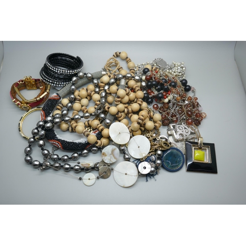 926 - Eighteen items of branded jewellery, Napier, Dyrberg, Kern, Zara, etc.