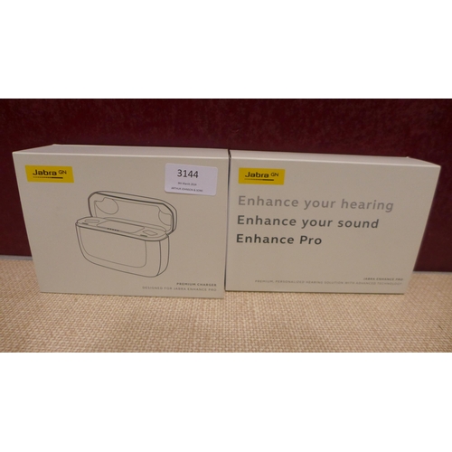 3133 - Jabra Enhance Pro 10 Hearing Aids With Premium Charging Case, Original RRP £1272.72 + VAT, Jabra Por... 