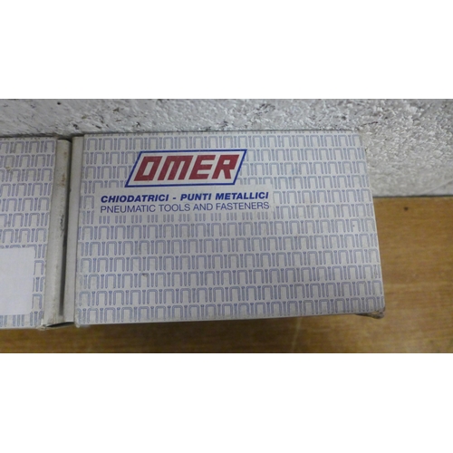 2071 - Four boxes of approximately 4000 OMER Brad514 50mm galvanised brad nails