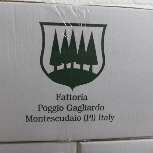 2085 - Three boxes of 6 bottles of Poggio Gagliardo Montescudaio Bianco 14% ABV white wine