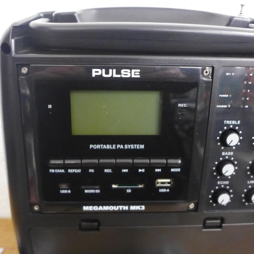 2102 - A Pulse Megamouth MK3 portable PA system